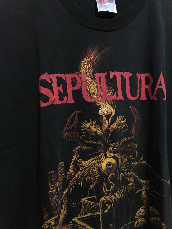 Vintage 90s Sepultura Arise Promo T-Shirt Size XL