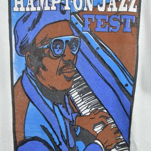 Vintage Hampton shops Jazz 1998 Festival T-Shirts