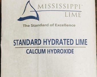50 lb bag of lime