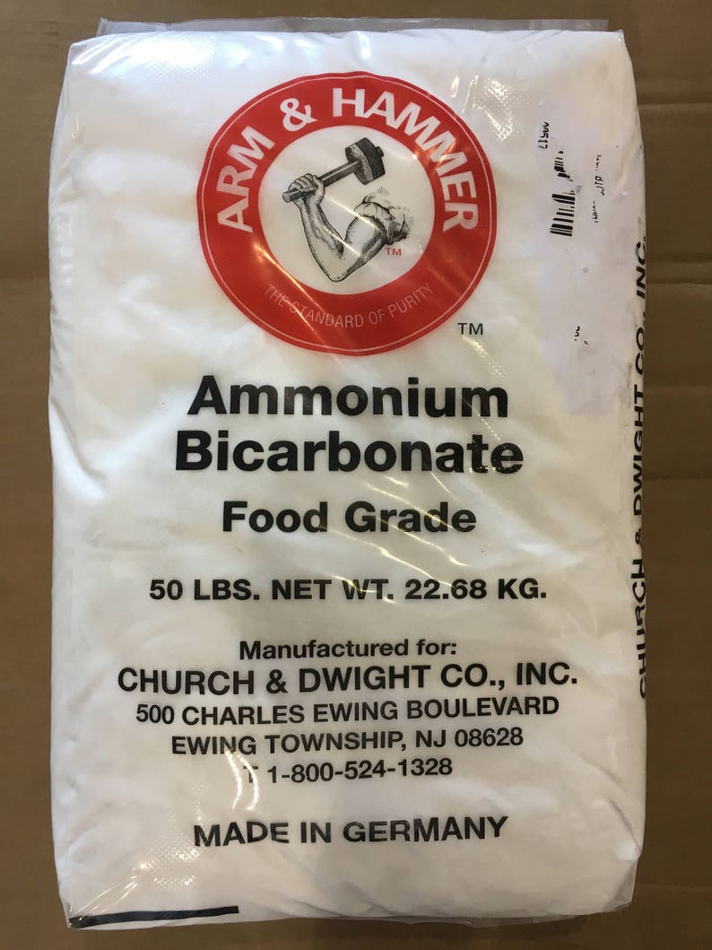 Ammonium Bicarbonate Food Grade 99.5100.5 PURE 1 lb Bottle Etsy