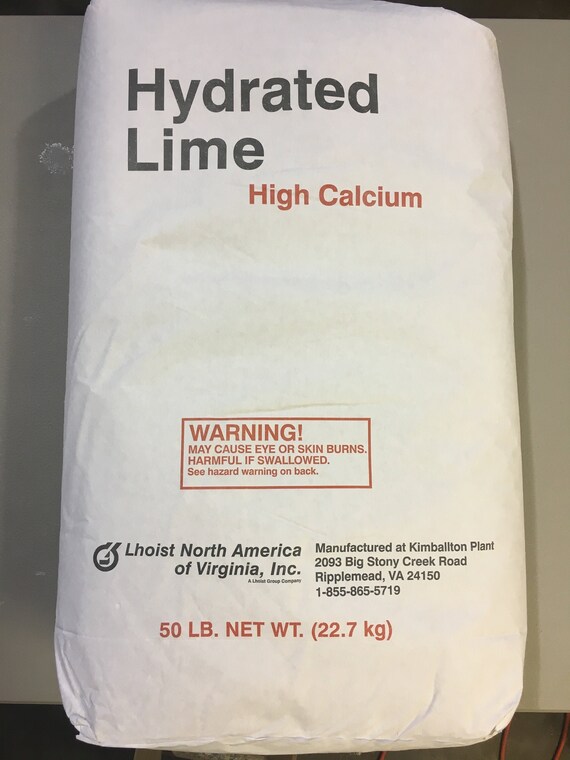 50 lb bag of lime