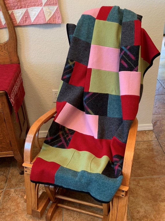 felted sweater blanket