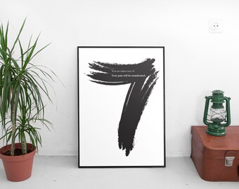 Enneagram 7 Art Print