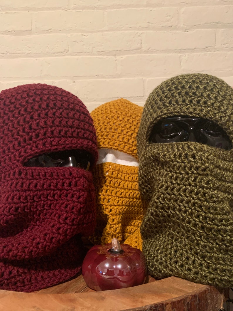 Standard Ski Mask Crochet Pattern Etsy