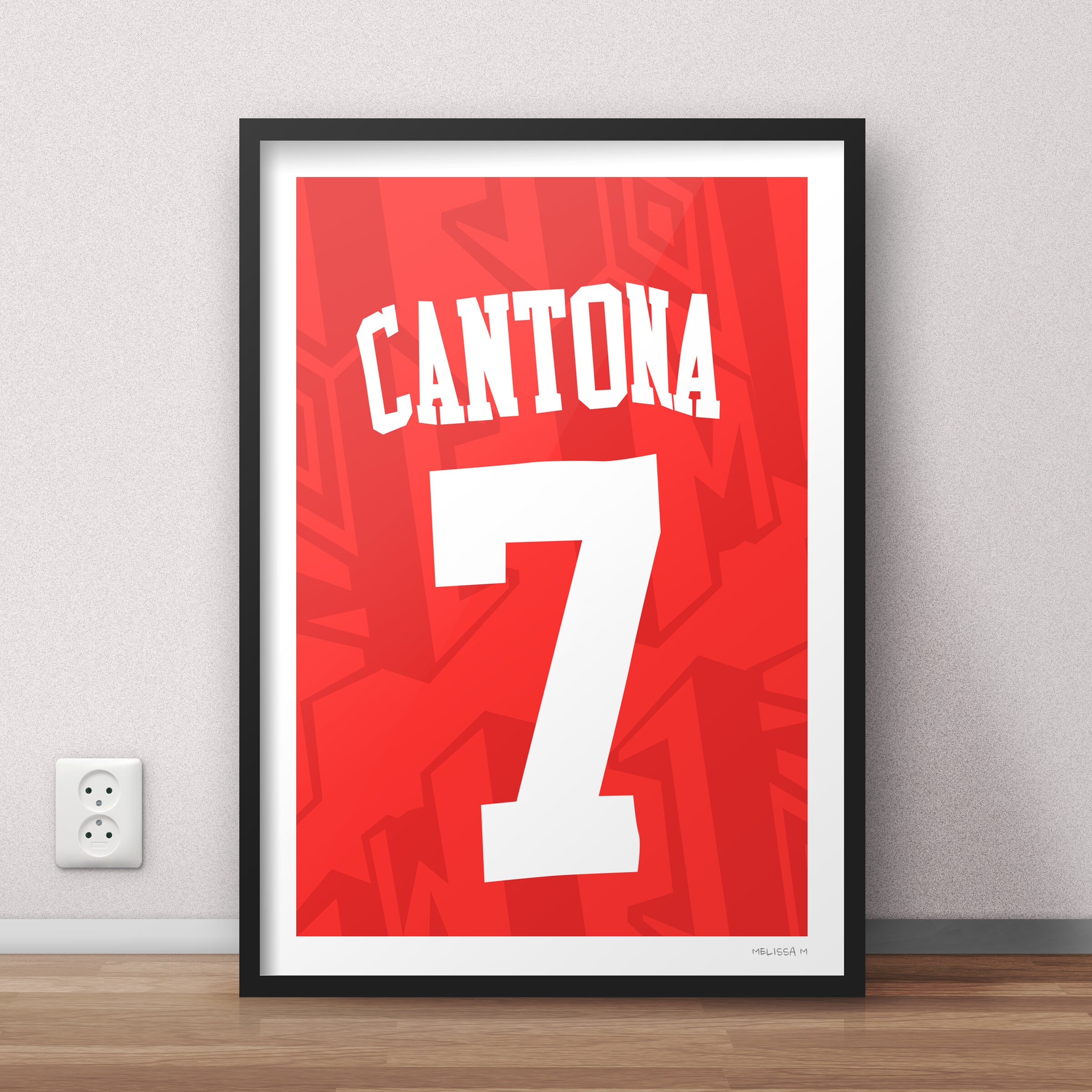 Poster de Football Eric Cantona, Manchester United
