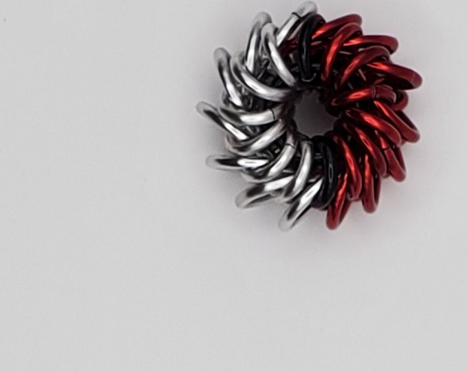Whirlybird Pendant, Necklace Keychain Charm or Zipper Pull