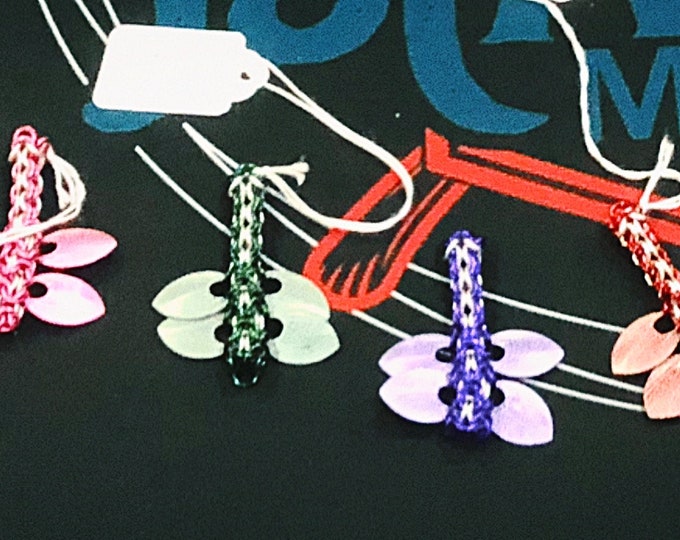 Handmade Chainmaille Dragonfly Figurine
