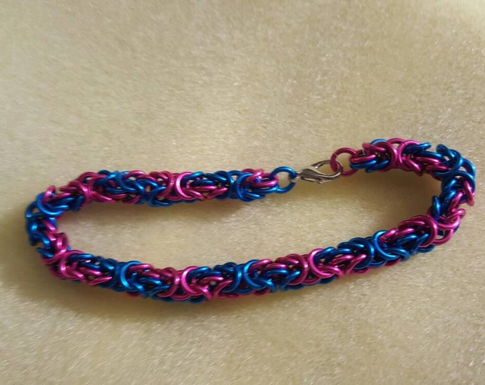 Byzantine Chainmail Bracelet (Spiral)