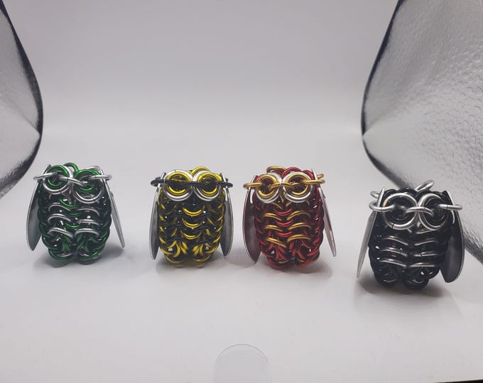 Chainmail Owl Sculpture