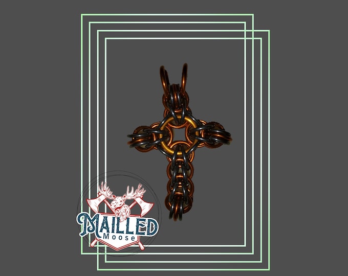Chainmail Celtic Cross