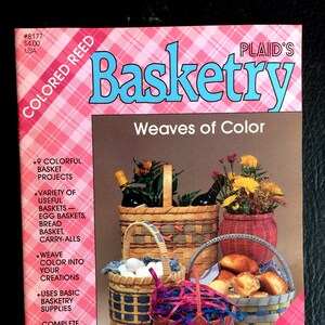 Basketry Weaves of Color Nine Colorful Basket Projects image 1