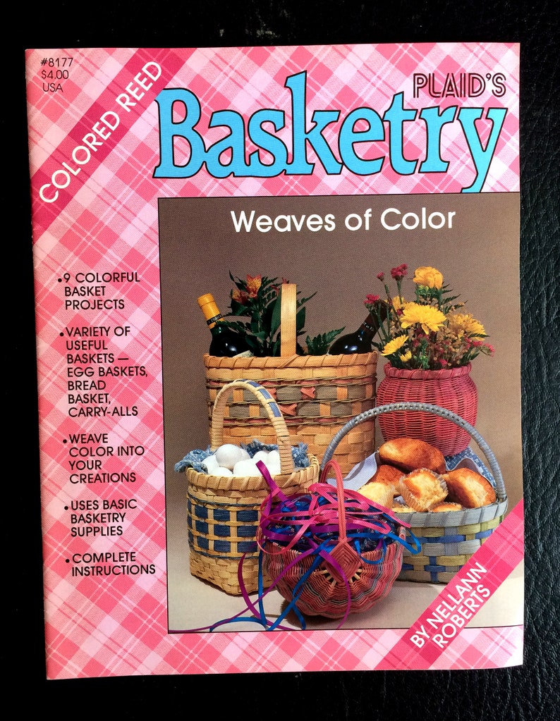 Basketry Weaves of Color Nine Colorful Basket Projects image 1