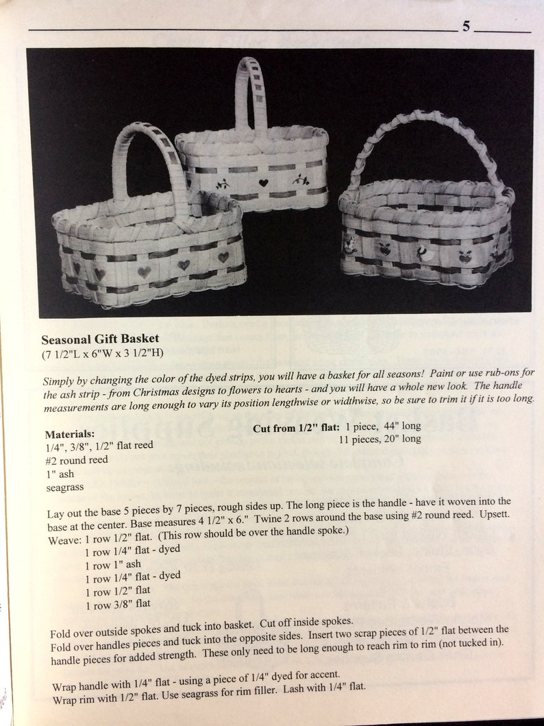 Just Patterns A Basketmaking Magazine Special Edition SE image 2
