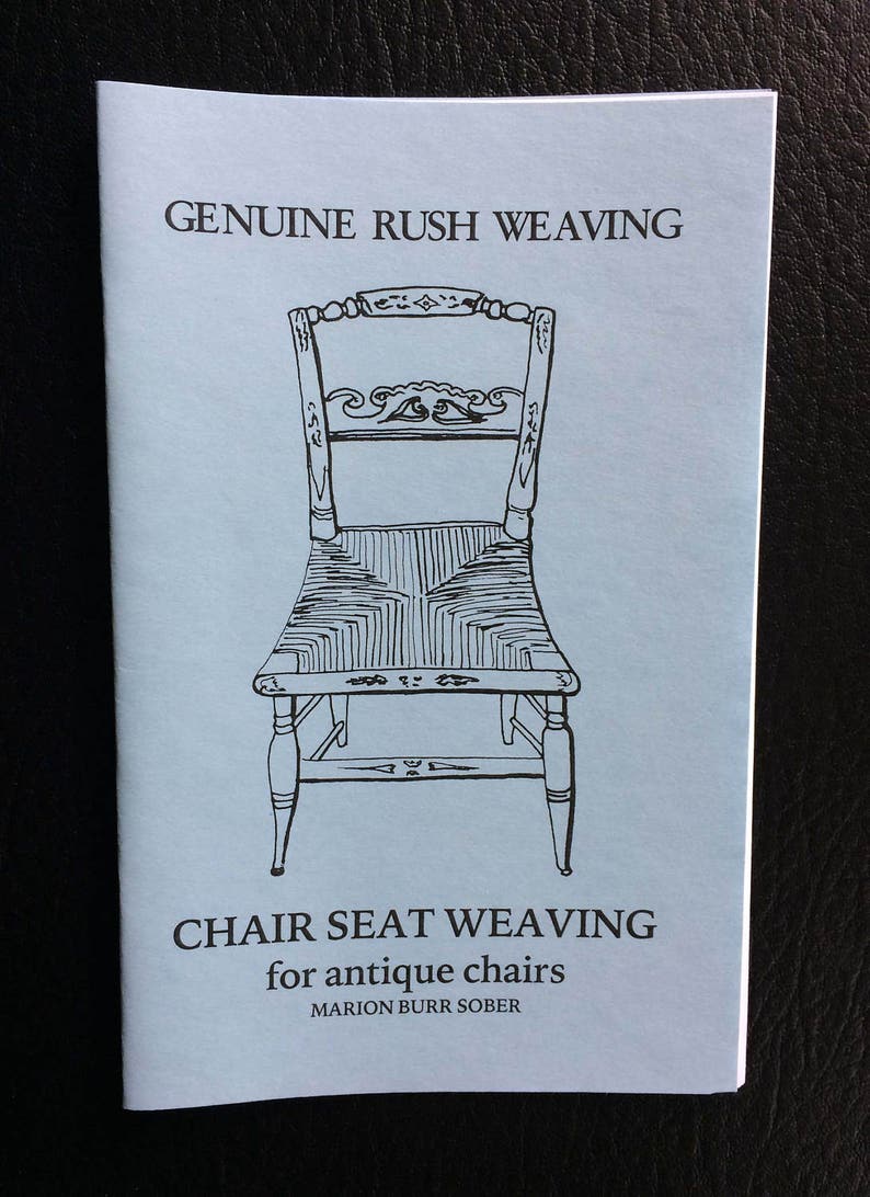 Rush Weaving for chair seats Natural Rush Genuine the information to help restore that chair image 1