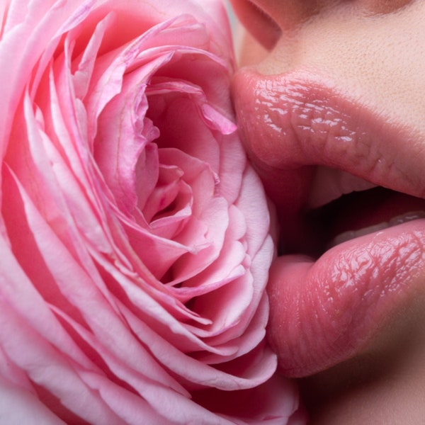 Lips Like Morphine perfume (rose, cinnamon, black amber, vanilla, oriental) vegan/indie fragrance