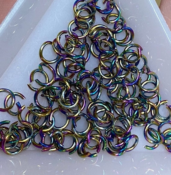 Rainbow shop jump rings