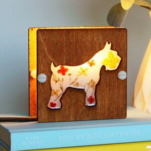 Schnauzer lamp, schnauzer gifts, desk lamps, schnauzer lover
