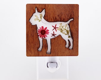 Bull Terrier night light, night light, nightlight, bull terrier gifts, bull terrier, kids night light, bull terrier rescue, led night light