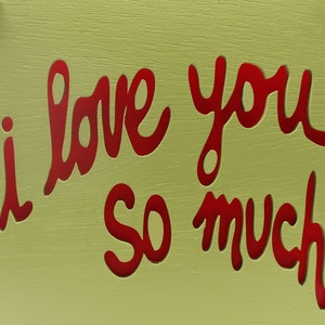 I Love You So Much Lamp, I Love you So Much Austin Souvenir, Austin Souvenir, Laser Cut Wood Lamp, Nightinlight, Housewarming Gift bild 2