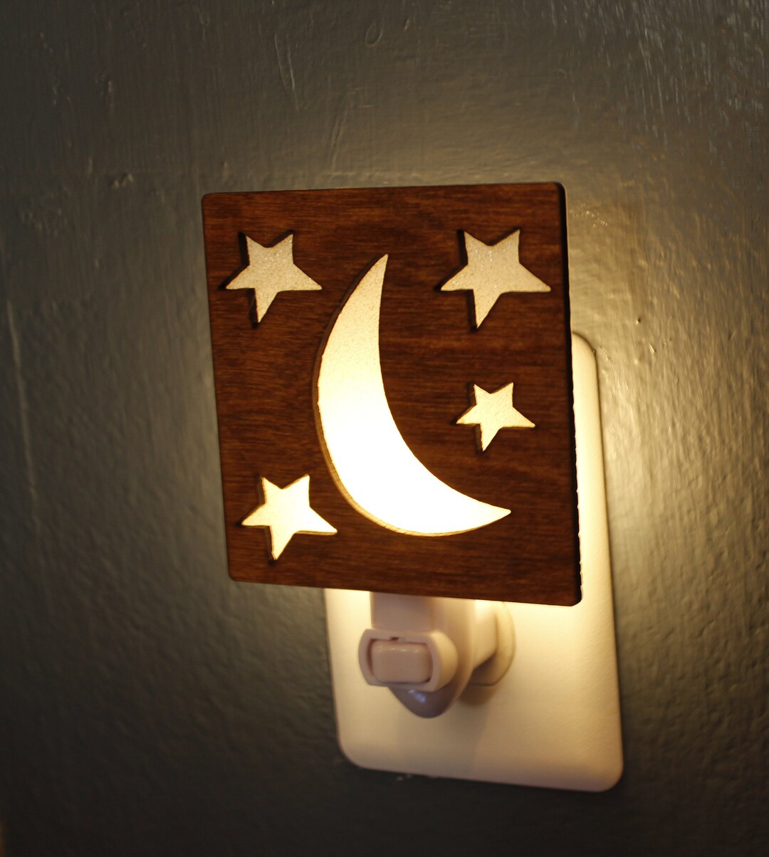 Moon and Stars Night Light Baby Room Night Light Kids Room Night Light