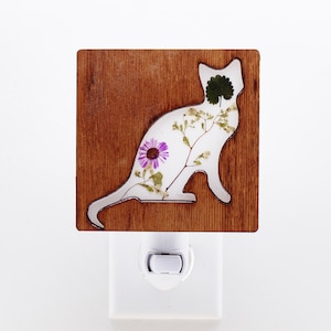 Cat Night Light, cat nightlight, cat lover gift, gift for cat lover, hallway light, bathroom light, kids room decor, nursery decor, cat gift