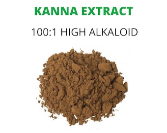 Kanna Extract. 100:1. BEST SELLER. Ultra Premium Sceletium Tortuosum. 20,000mg