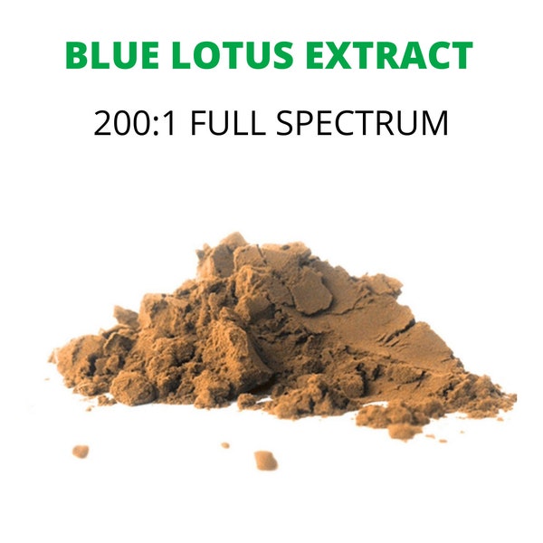 Blue Lotus Extract. 200:1 Extract from Nymphaea Caerulea. BEST SELLER! 30,000mg