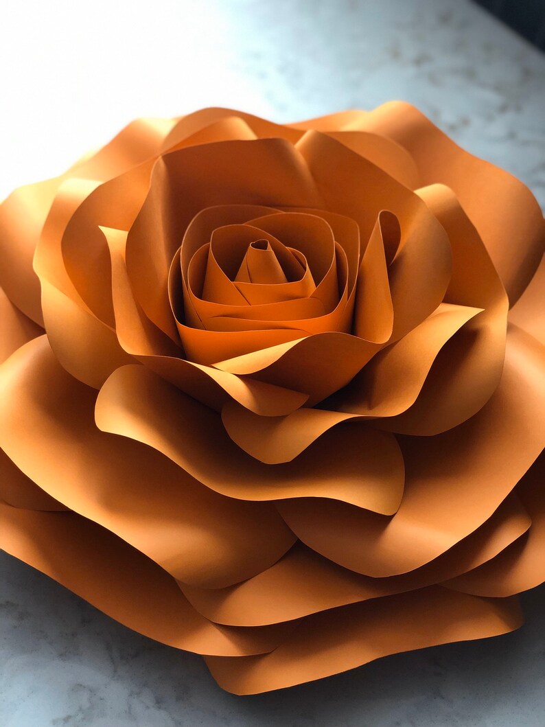 Stacked Roses Template PDF Large Rose Template - Etsy