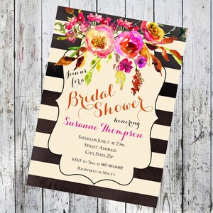 Automne Bridal Shower Invitation