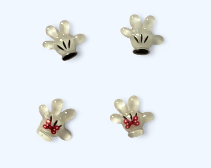 Featured listing image: Mickey and Minnie Hand Stud Earrings
