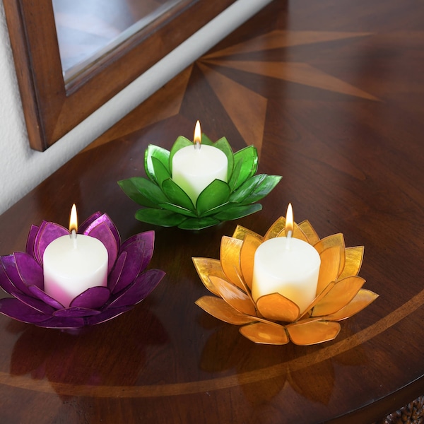 Lotus Candle Holder Etsy