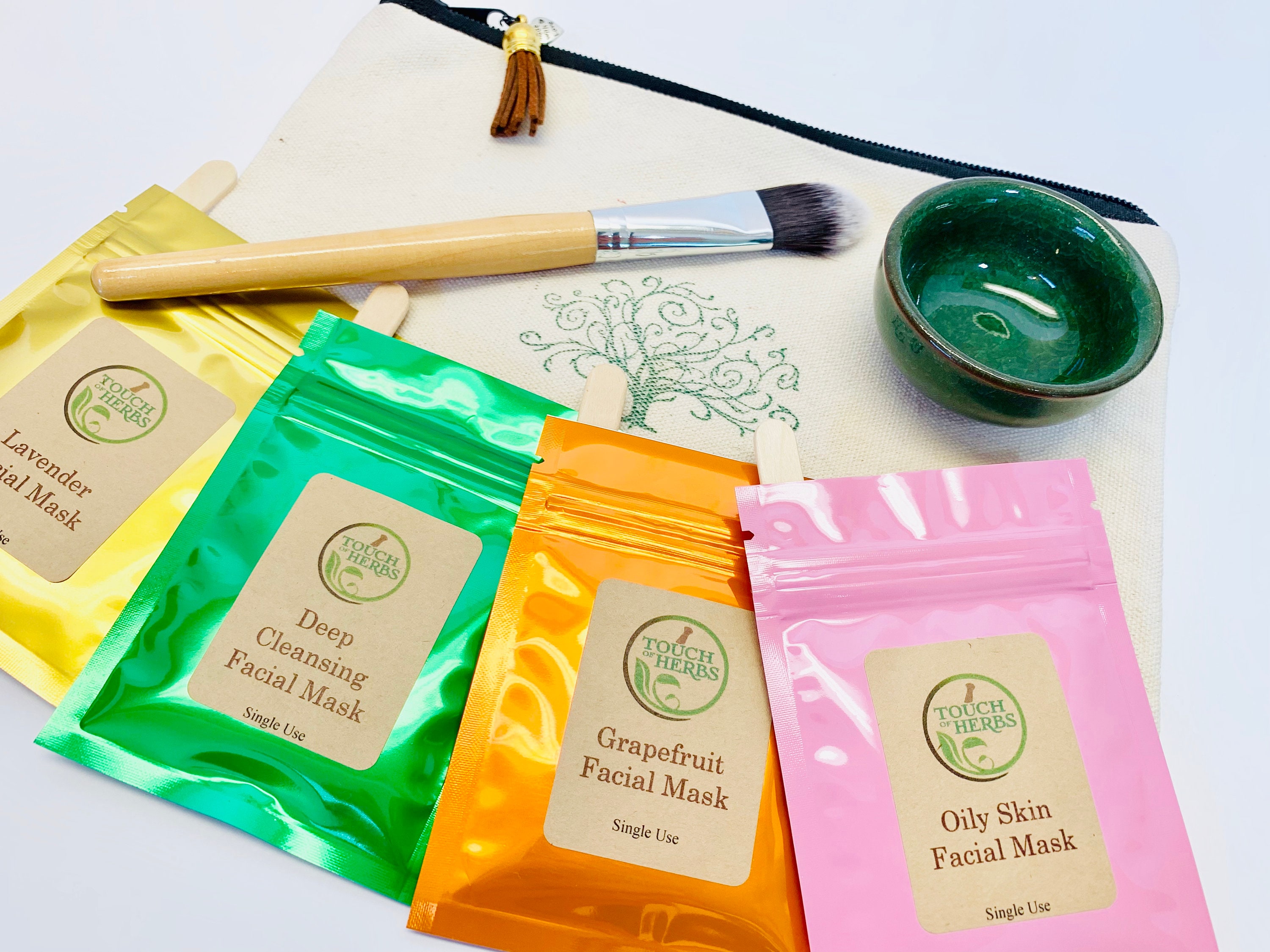 Face Mask Kit Face Mask Gift Set Facial Mask Kit Facial Etsy