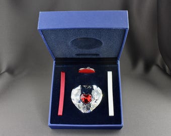 Swarovski 1996 Clear Renewal Crystal Heart in Box - Etsy