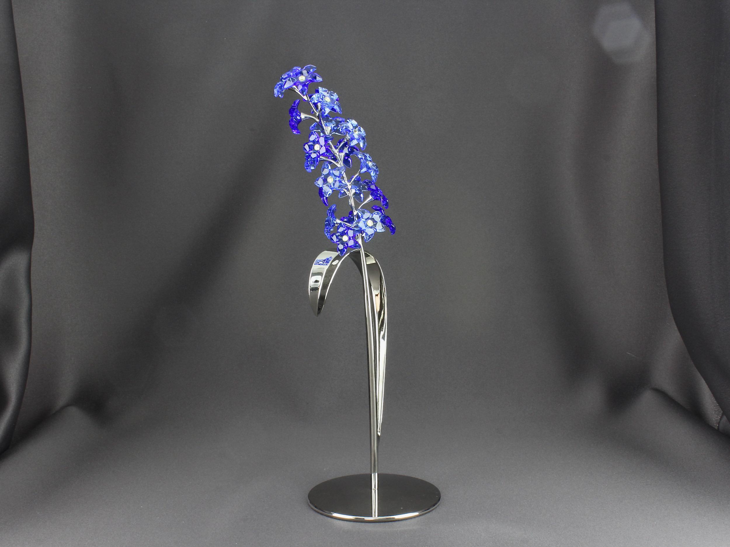 Swarovski Dindori, Sapphire 置物 Swarovski Figurine 677990 Paradise Flower Dindori Sapphire