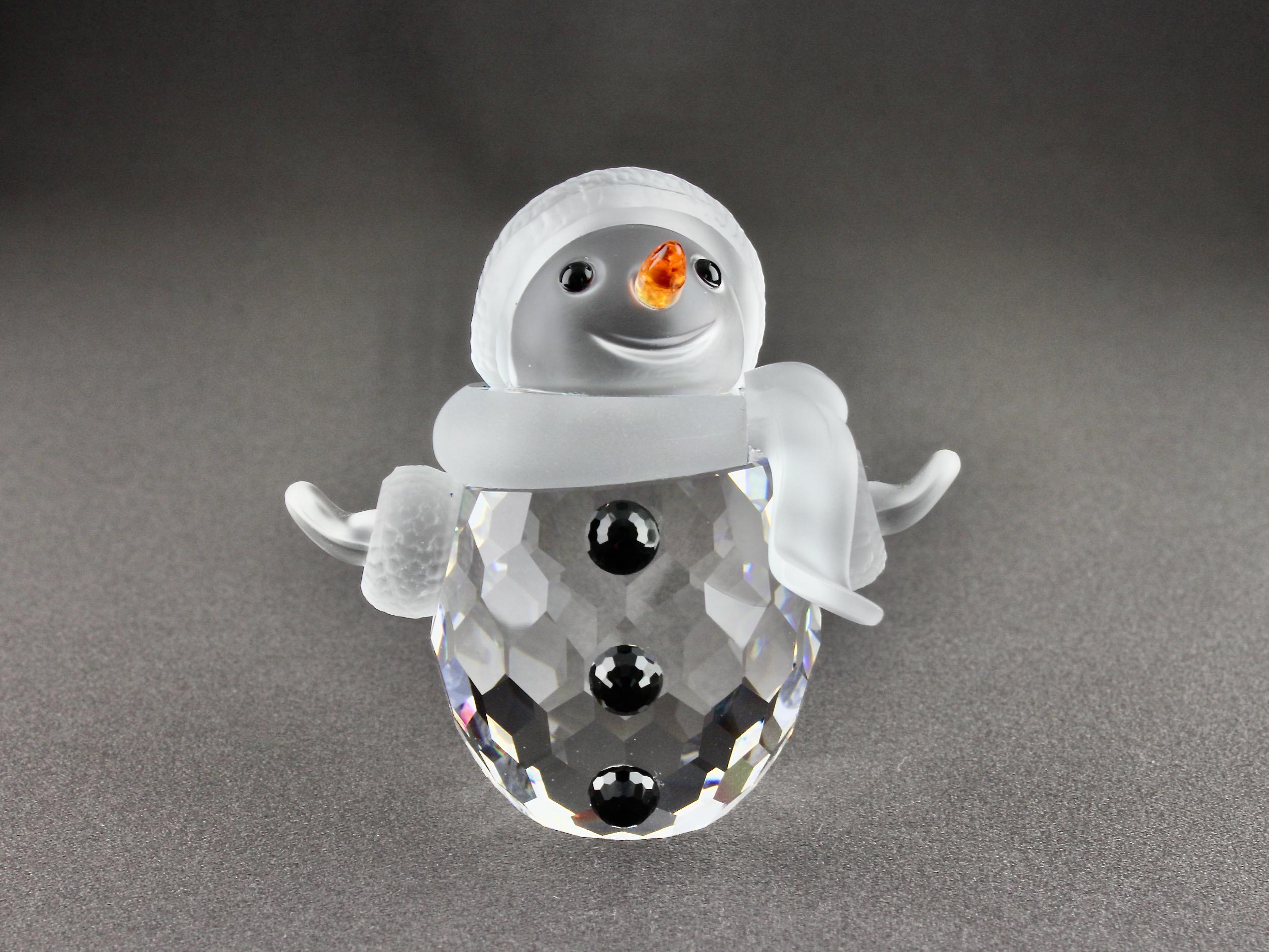 Swarovski Figurines Snowman - Etsy