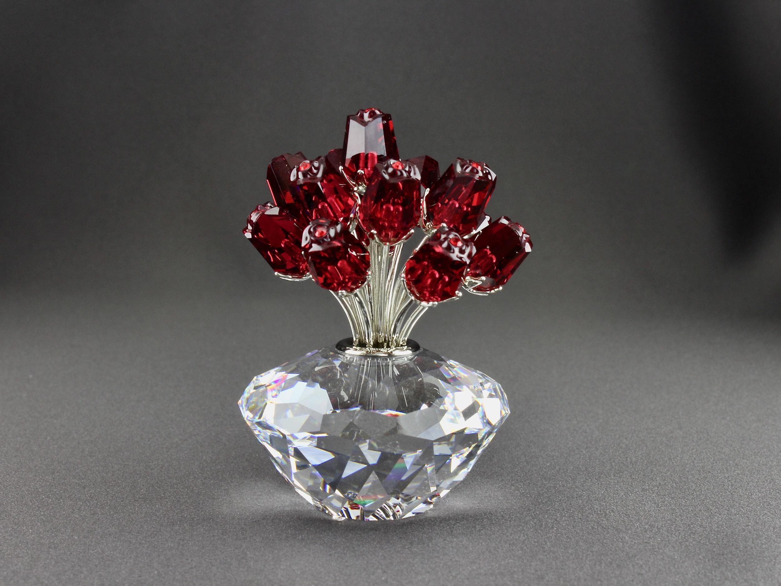 Swarovski crystal flower figurines - Etsy 日本