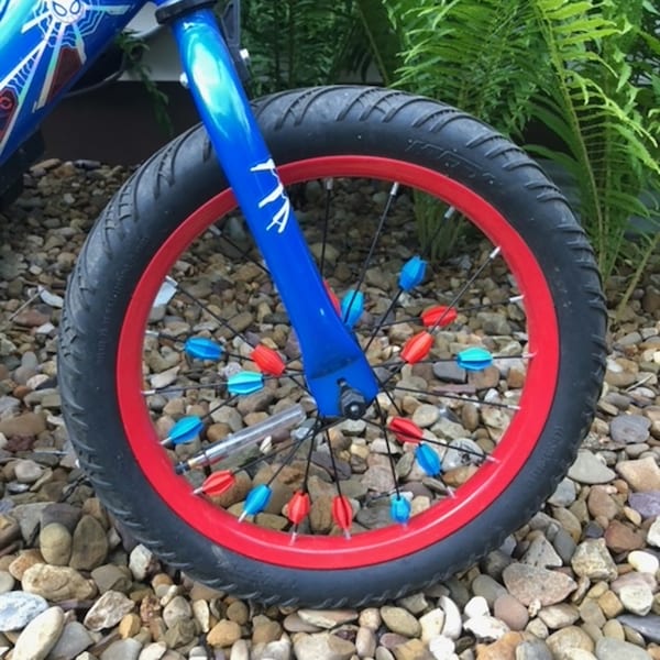 Retro Bicycle Spoke Beads 3D Printed PETG Bike Wheel