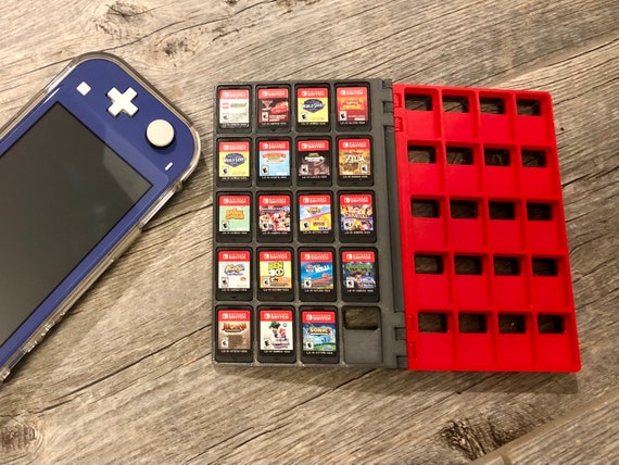 Nintendo Switch Game Cartridge Case 80 Games Large Capacity Book Style Holder Protector Etsy UK