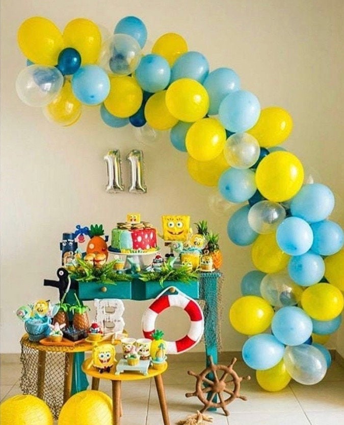 Balloon Garland DIY Kit Sponge Bob Theme 