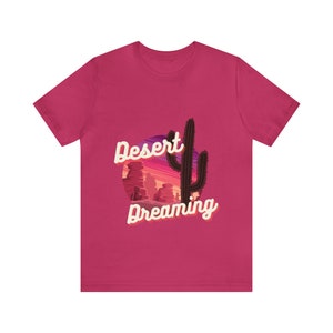 Desert Dreaming Country Western Graphic T Shirt Short Sleeve Tee image 3