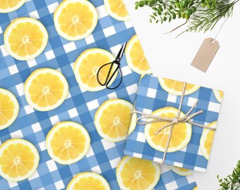 Parisian Lemons Wrapping Paper