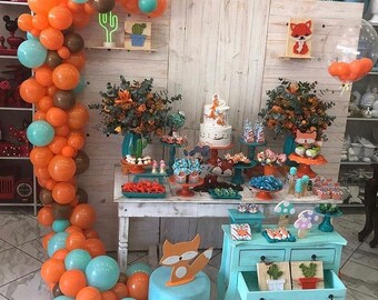 Baby Fox Globo Temático Guirnalda DIY Kit