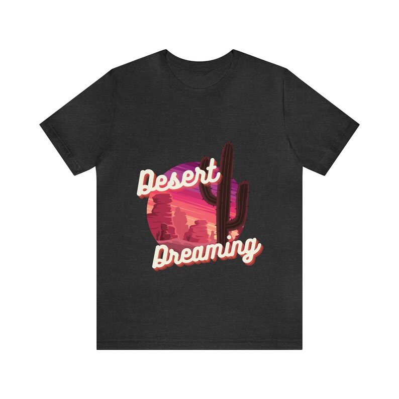 Desert Dreaming Country Western Graphic T Shirt Short Sleeve Tee image 4