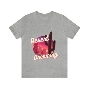 Desert Dreaming Country Western Graphic T Shirt Short Sleeve Tee image 2