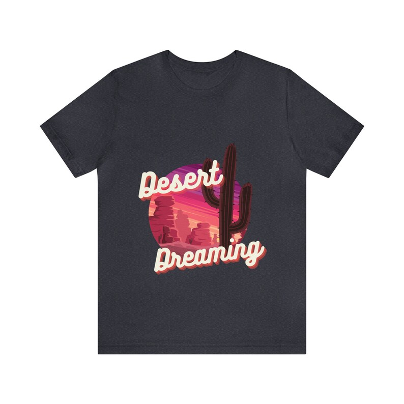 Desert Dreaming Country Western Graphic T Shirt Short Sleeve Tee image 5