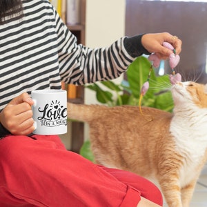 Color Changing Love in a Mug Coffee Cup