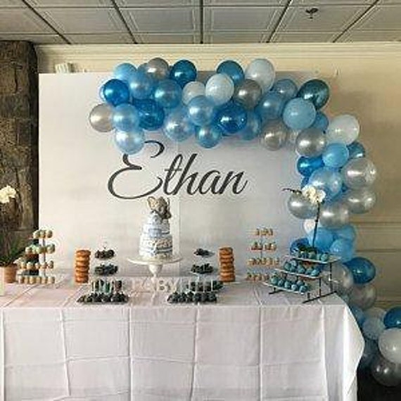 tiffany blue balloon garland