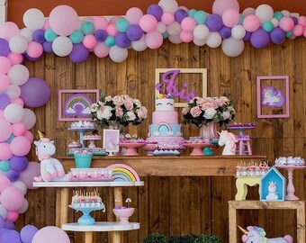 Balloon Garland DIY Kit Unicorn Dreams Theme