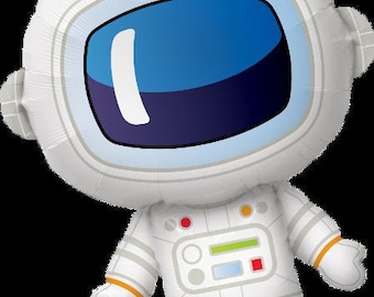 Outer Space Astronaut Themed Party Balloons