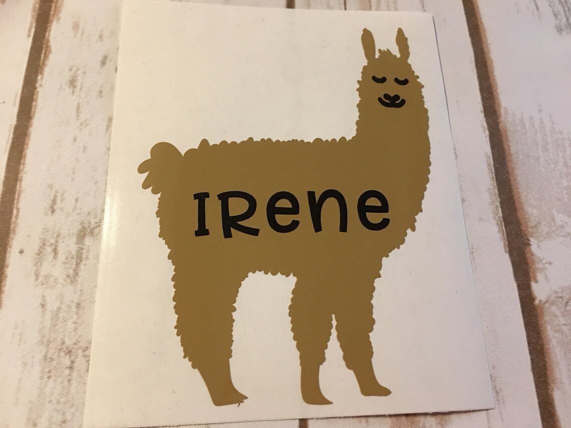 Llama Decal Llama Vinyl Decal YETI Decal RTIC Decal Etsy UK